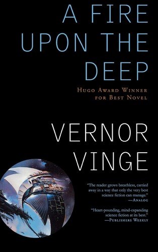 A Fire Upon the Deep by Vernor Vinge, book cover