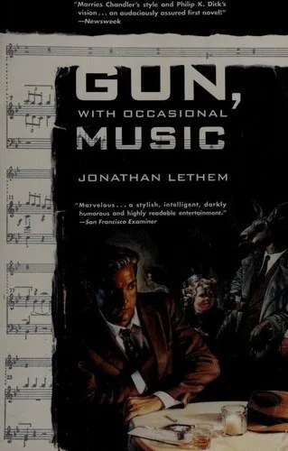 Gun, With Occasional Music by Jonathan Lethem, book cover