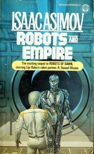 Robots and Empire by Isaac Asimov, book cover