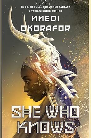 She Who Knows by Nnedi Okorafor, book cover