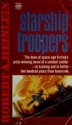 Starship Troopers by Robert A. Heinlein, book cover