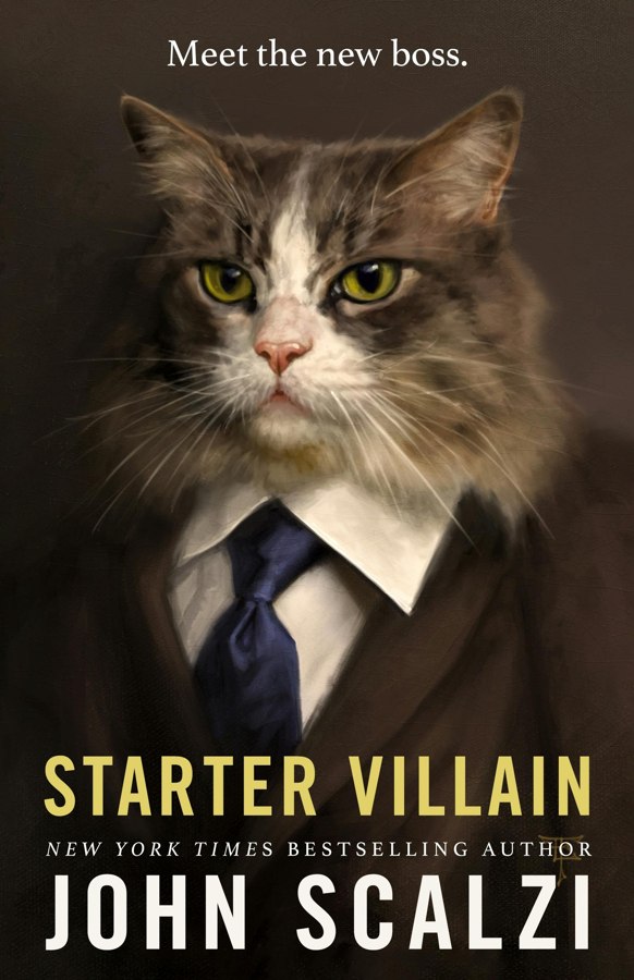 Starter Villain by John Scalzi, book cover
