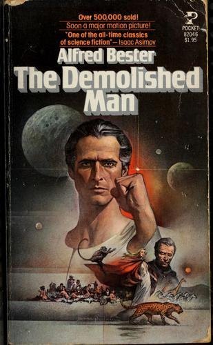 The Demolished Man by Alfred Bester, book cover