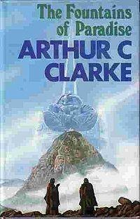 The Fountains of Paradise by Arthur C. Clarke, book cover