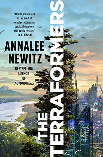The Terraformers by Annalee Newitz, book cover